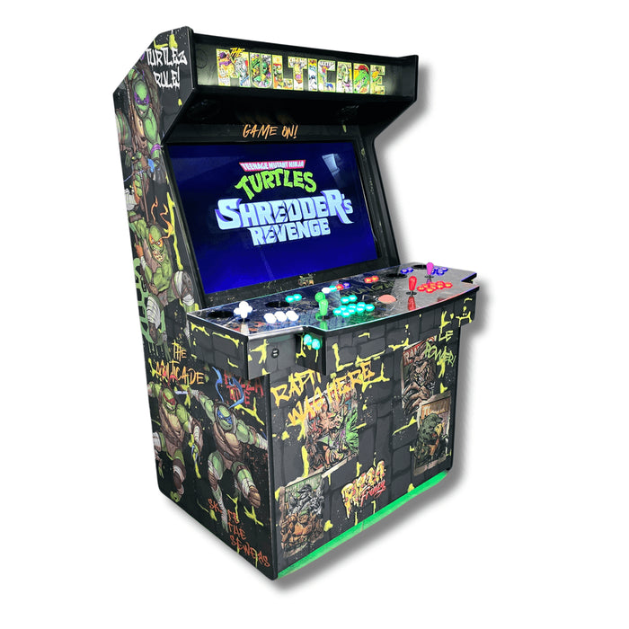 Game Room Solutions Full-Size 4-Player Home Arcade Machine – Fully Built