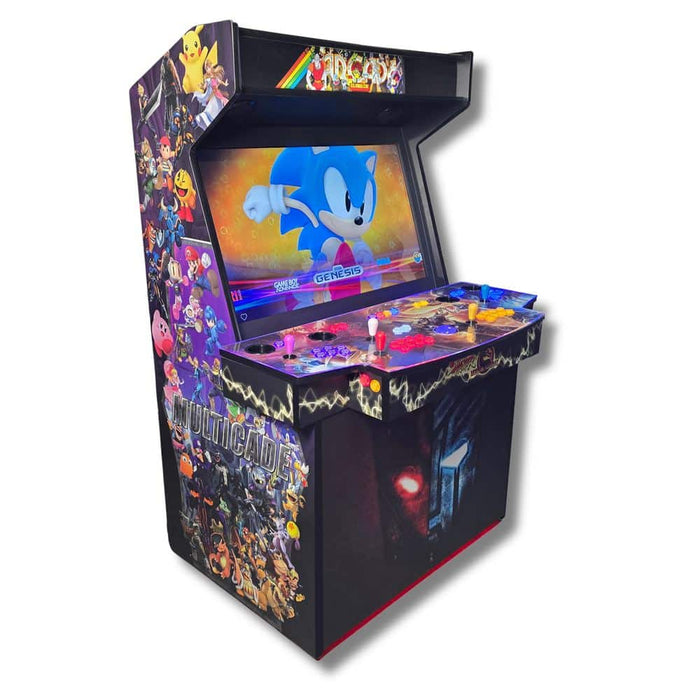 Game Room Solutions Full-Size 4-Player Home Arcade Machine – Fully Built