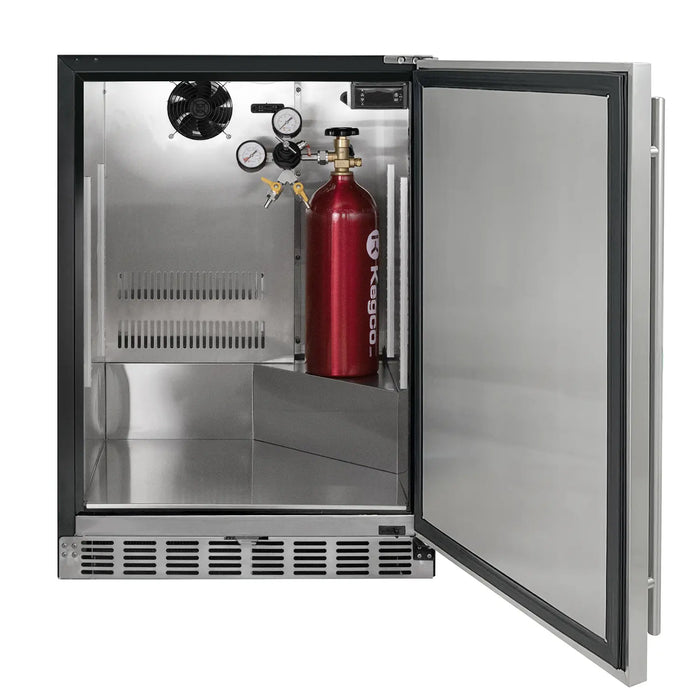 Kegco Undercounter Commercial-Grade Single Tap Digital Kegerator