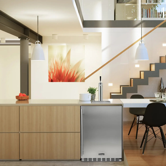 Kegco Undercounter Commercial-Grade Single Tap Digital Kegerator